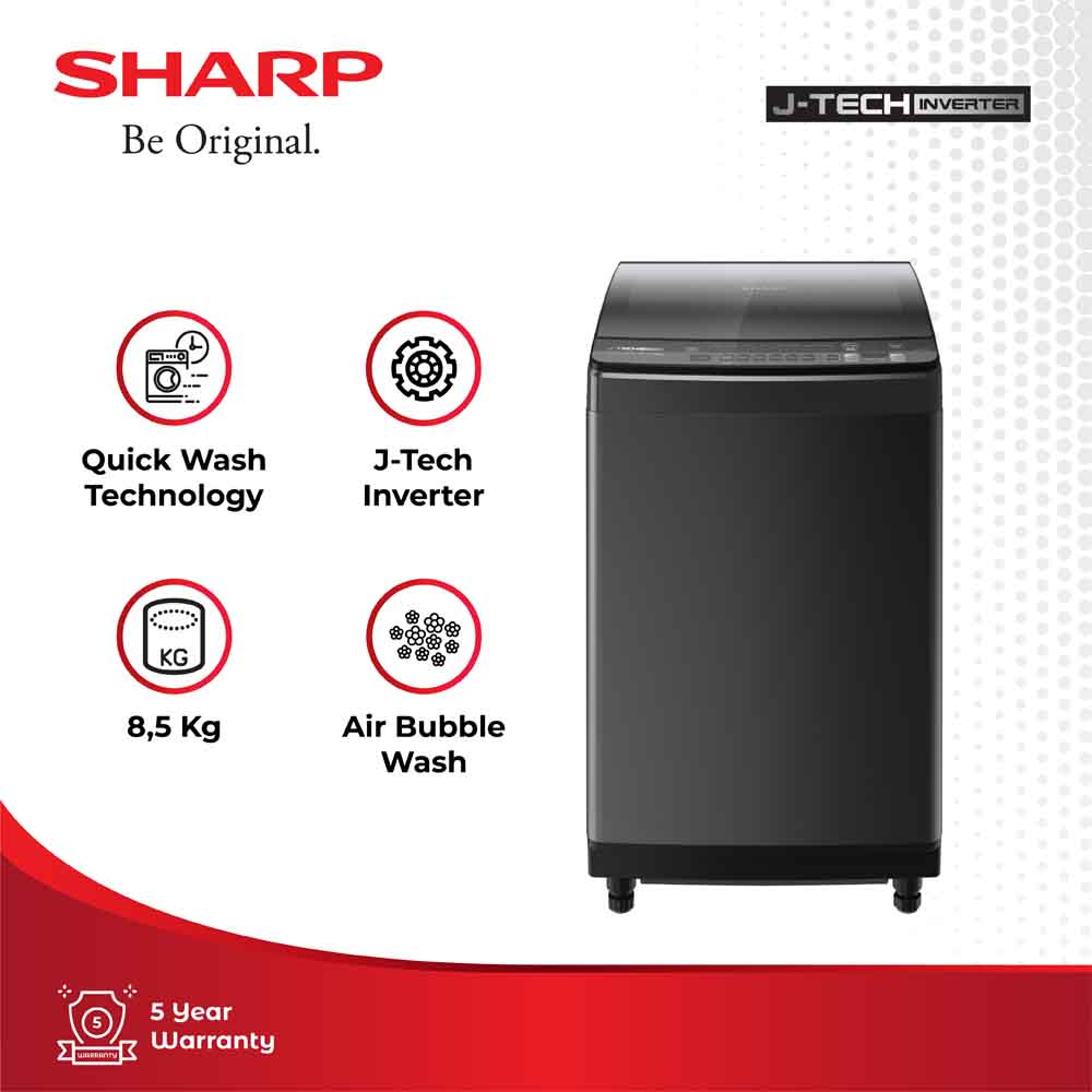 SHARP MESIN CUCI ESM8500XT