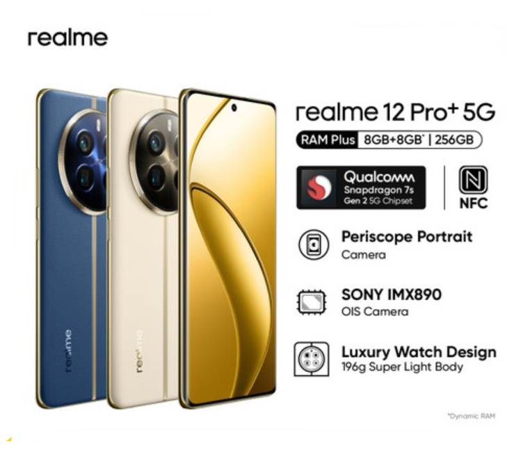 REALME 12 PRO PLUS 5G 8GB | 256GB 