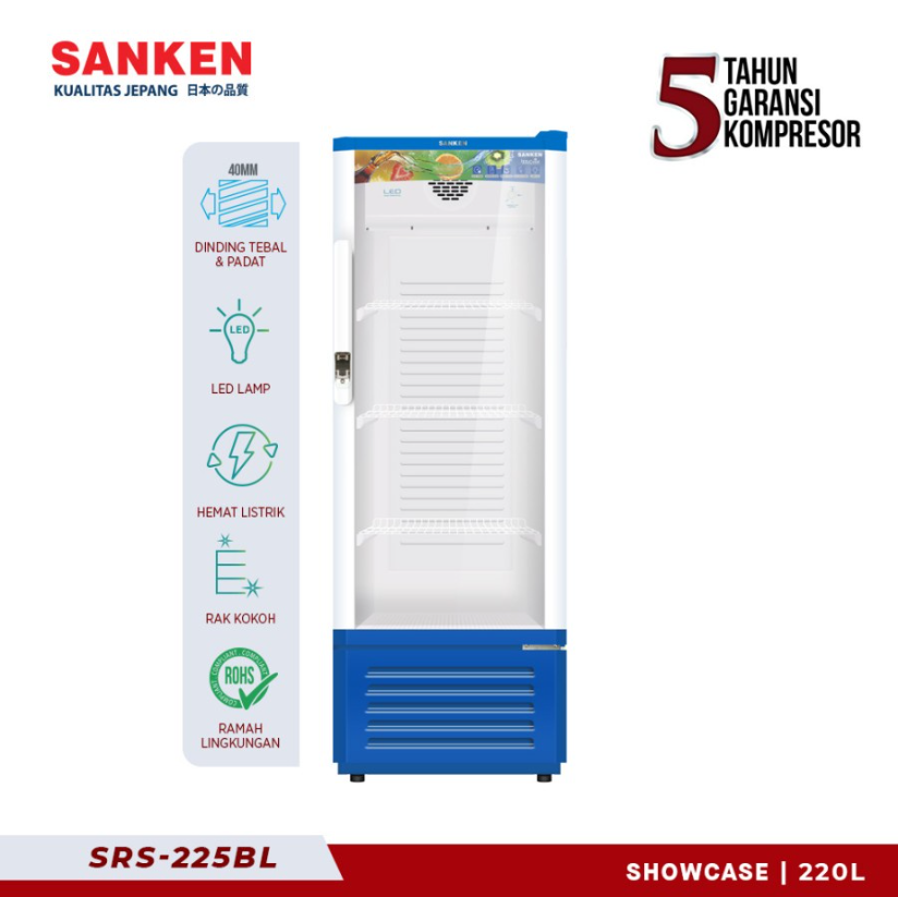 SANKEN LEMARI ES SRS225BL/MR